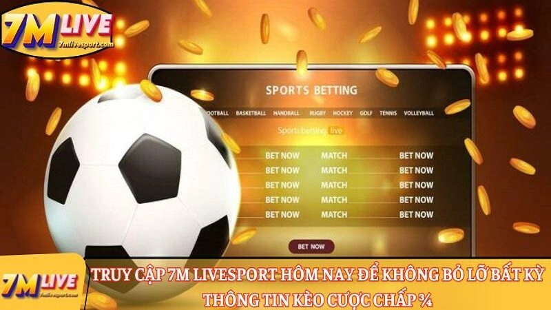 Truy cập 7M Livesport hôm nay 