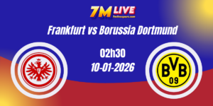 Nhận định Kèo Nhà Cái - Eintracht Frankfurt vs Borussia Dortmund 10/01/2026